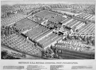 Satterlee Hospital, Philadelphia, Pennsylvania, 1863 by American School